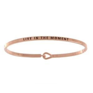 Live In The Moment Bangle NWOT
